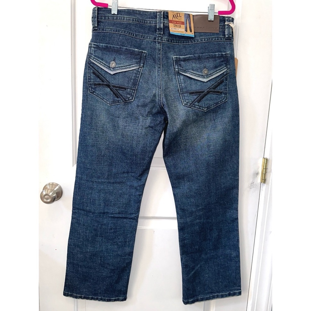 Men’s Axel slim bootcut jeans